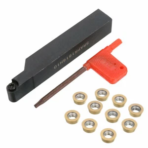 Face Milling SRAPR1616H10 Lathe Tool Holder +10Pc RPMW1003MO CNC Carbide Inserts - Picture 1 of 4