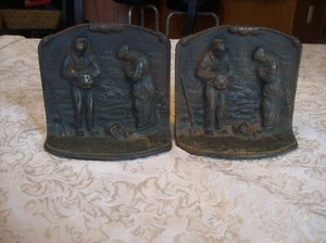 Antico fermalibri in metallo bronzo Bron Mel1 22 luglio 1926 bello da collezione - Foto 1 di 7