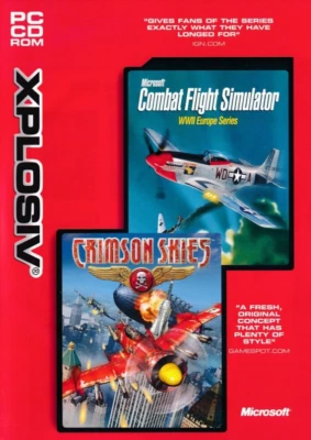MICROSOFT Combat Flight Simulator & Crimson Skies New - Image 1 of 2