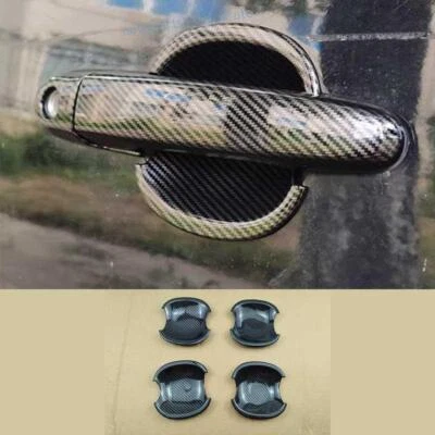 Cubierta de taza exterior de fibra de carbono para Hyundai Tucson 05-2008 2009 puerta lateral Foto 1 de 4
