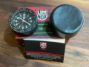 Luminox Travel Clock with Alarm LWAC.B Rare Black Japan - Picture 1 of 3