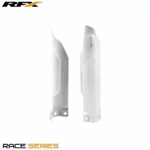 R Tech fork guards Kawasaki KX85 KX100 KX112 2014-2023 White - Bild 1 von 1