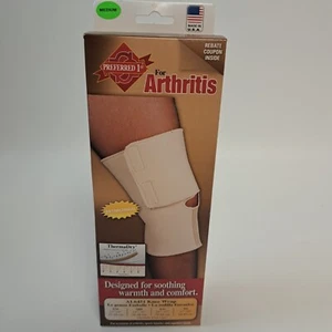 MEDIUM 14"-15 ThermalDry 3-Layers Support Knee Wrap Brace Arthritis Pain Relief - Picture 1 of 4