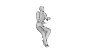Printle O Homme 2340T-Man sentado con taza taza figura para dioramas conjunto de tren - Imagen 1 de 11