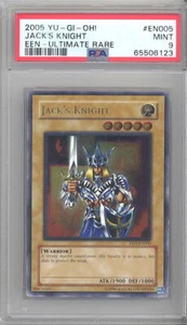 PSA 9 - Tarjeta Yu-Gi-Oh - EEN-EN005 - JACK'S KNIGHT (ULTIMATE raro holo) COMO NUEVA - Imagen 1 de 2