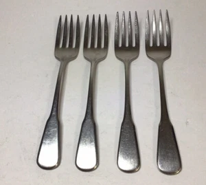 Juego de 4 tenedores para ensalada Oneida Independence de lujo acero inoxidable 6 3/4 pulgadas - Imagen 1 de 16