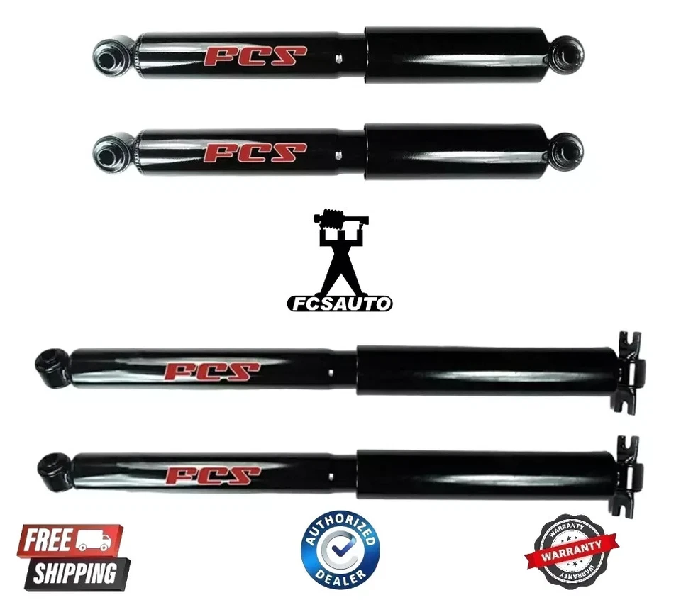 PREMIUM Front & Rear Shocks For Chevy S10 Blazer Sonoma Jimmy S15 4x4 4WD FCS - Image 1 of 1