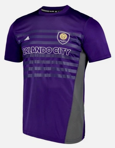 ADIDAS MLS Orlando City SC Performance Tee S/S Soccer Shirt Jersey NEW Mens Sz M Cover
