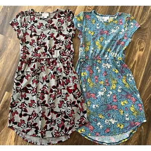 LuLaRoe Disney Dresses Minnie Mouse Bambi Print Casual Comfy Size 10 - Picture 1 of 3