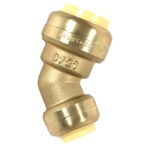 5 Pcs XFITTING Push Fit 1/2 Inch x 3/4 Inch Push Fit 45 Degree Elbow - Picture 1 of 4