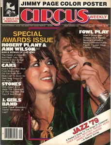 Circus Magazine February 6 1979 Led Zeppelin Heart The Cars Rolling Stones NBA - Picture 1 of 24