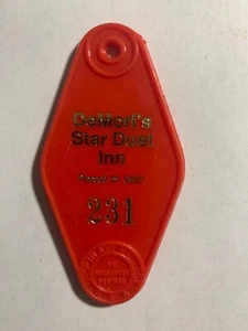 Demori's Star Dust Inn Hotel Motel Room Key FOB ONLY Prescott Wisconsin #231 - Picture 1 of 2