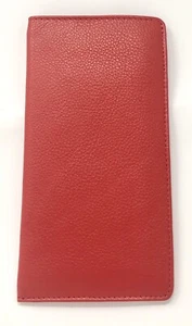 Top quality RED leather Eyeglass / Glasses Slip Case - Picture 1 of 4