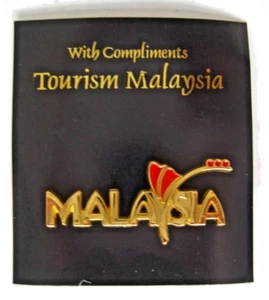 Malaysia Tourism Souvenir Pin Badge - Picture 1 of 4