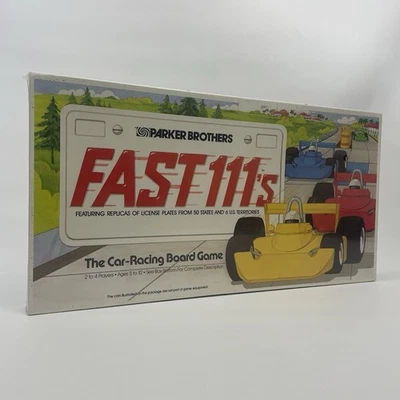 Vintage 1981 Parker Brothers #147 Fast 111's Car Racing Board Game SEALED - Image 1 of 4