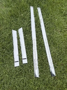 06-10 Jeep Commander Exterior Door Trim Driver Passenger Molding Set Chrome - Picture 1 of 10