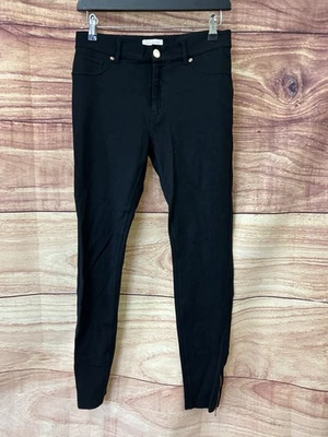 Womens Ted Baker Black Skinny Stretch Trousers with Ankle Zips - Size 2/10 - Image 1 of 4