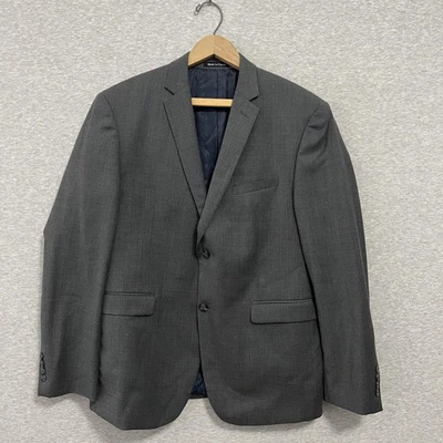 Blazer Penguin Para Hombres 42R Gris Mezcla de Lana Vestido Chaqueta Traje Abrigo Cuadros Clásico Foto 1 de 4