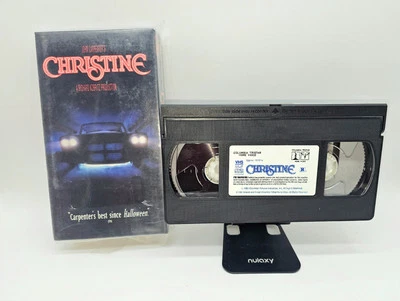 CHRISTINE VHS Stephen King John Carpenter Harry Dean Stanton Tested - Image 1 of 4