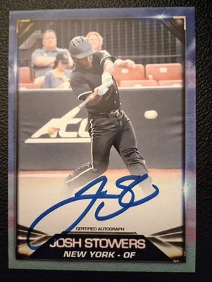 2019 Blowout Josh Stowers AUTOGRAPH Yankees - Image 1 of 2