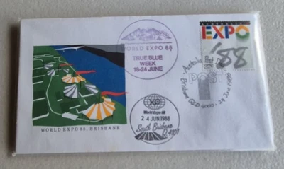 1051: AUSTRALIA: 1988 Brisbane Expo pack of 6 Covers all with different cachets. - Image 1 of 4