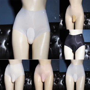 Ice Silk Herren Transparent Beutel Höschen Hohe Taille Unterwäsche Sexy und Stylisch - Bild 1 von 34