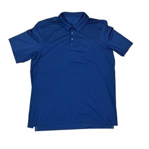 Polo sportiva Lululemon logo uomo taglia XL blu manica corta antipuzza - Foto 1 di 6