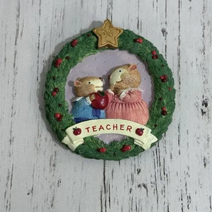 1996 Apple For Teacher Hallmark Andenken Ornament - GEBRAUCHT & ABGEPLATZT - Bild 1 von 6