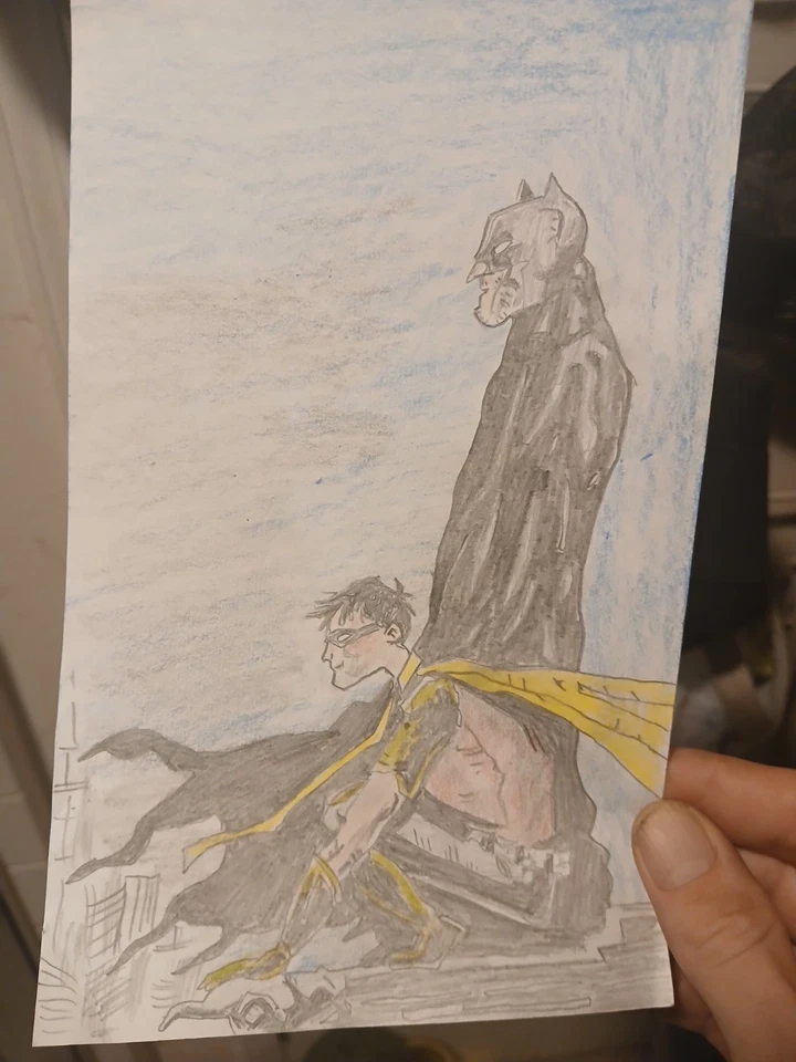 Batman & Robin Drawing - Image 1 of 1