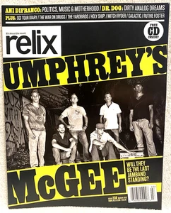 Relix Music Magazine March 2012 #238 w/ CD  Umphrey's McGee - Picture 1 of 2