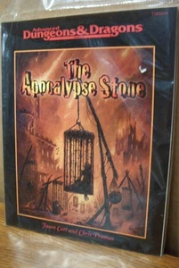 TSR Advanced Dungeons & Dragons The Apocalypse Stone #11614 Paperback Book - Picture 1 of 2