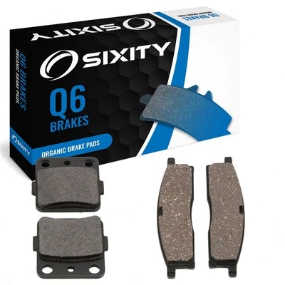Front + Rear Organic Brake Pads 1993-2001 Yamaha YZ80 Set Full Kit E F G H J vw - Image 1 of 4