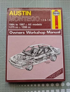 Austin Montego 1.3 & 1.6 (1984-1987) Haynes Workshop Manual - Picture 1 of 8