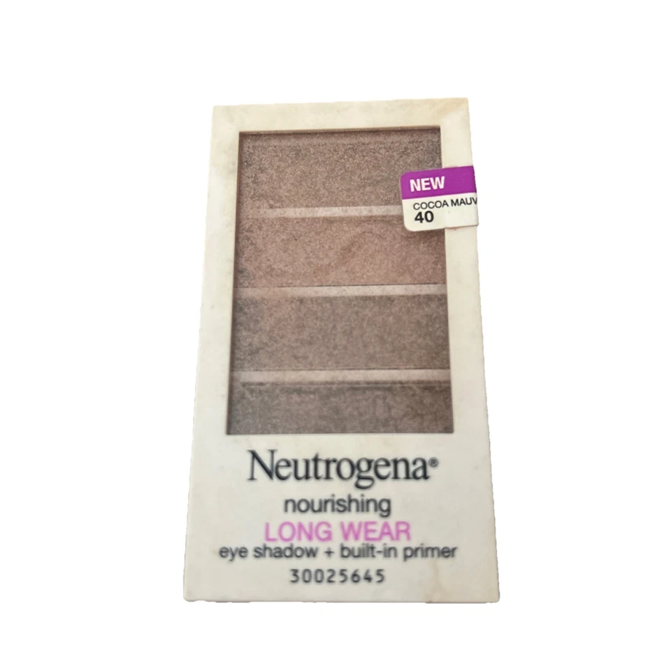 Sombra de ojos nutritiva de larga duración NEUTROGENA + Primer 40 COCOA MALVA sellada - Leer Foto 1 de 1