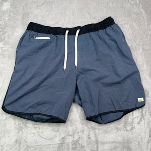 Vuori Banks Shorts Mens XL Blue Linerless 7" Inseam Streatch Performance Gym - Picture 1 of 11