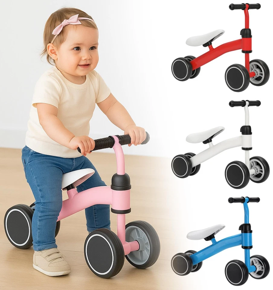 TRUE FACE Baby Laufrad Kleinkind Fahrt auf 4 Rädern Fahrrad Tasse Kinder Spielzeug perfekte Geschenke