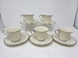 5 Lenox Solitär Tassen- und Untertassensets - Bild 1 von 4