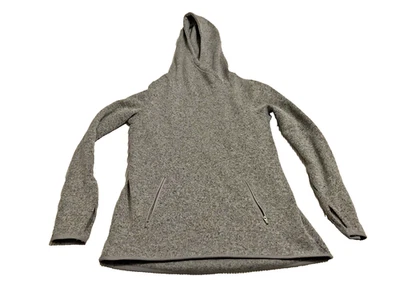 Sudadera con Capucha Old Navy Active Fleece Mujer Gris Talla S Bolsillos con Cremallera Correr Foto 1 de 4
