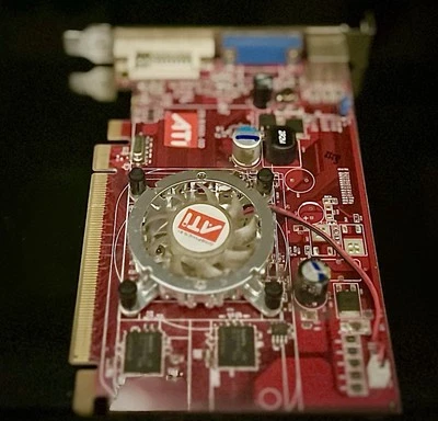 ATI Radeon HD2400 PRO 256 GPU Graphic Video Card DVI VGA S-V. PCI-E Tested FR SH - Image 1 of 4