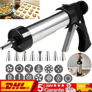 Kekspresse Gastronomie Gebäck Spritze Plätzchen Backen Presse Weihnachten NEU - Bild 1 von 12