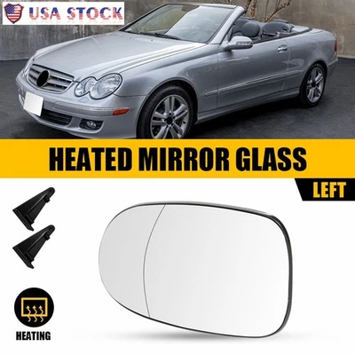 Driver Side Heated Mirror Glass for Mercedes Benz CLK320 CLK350 CLK55 CLK63 AMG - Image 1 of 4