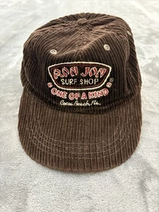 Vintage Ron Jon Mütze Cap Surf Shop braun Cord Cocoa Beach FL "Unikat" - Bild 1 von 8