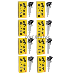 12137594936 8 pcs OEM NGK Ignition Coils For BMW X5 xDrive50i 2014-2017 4.4L V8 - Picture 1 of 6