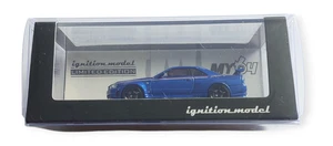 Ignition Model My64 Nissan GT-R R34 Blue TASKL 2025 1:64 - Picture 1 of 5