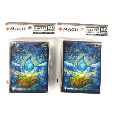 MTG Card Sleeves Dominaria of Unity Stained Glass Edition Island Magic The Gathe - Image 1 of 2