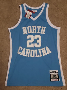North Carolina Tarheels Michael Jordan 1983-84 Mitchell and Ness Blue Jersey NWT