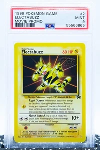 PSA 9 ELECTABUZZ #2 First Movie Black Star Promo 1999 - Pokemon Card WOTC - Bild 1 von 2