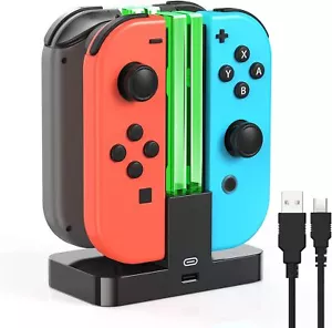 Switch Controller Charger for Nintendo Switch Joy-Cons Charging Dock Station - Picture 1 of 7