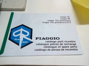 CATALOGO PARTI RICAMBIO VESPA 50 SPECIAL-VESPA R-PRIMAVERA-ET3 125 (FOTOCOPIATO) - Picture 1 of 1