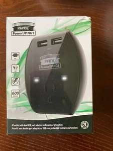 NUOVO! ReVIVE PowerUP NG1 Modello: CHPUNG1100BKUS Protezione da sovratensioni e doppia USB - Foto 1 di 5
